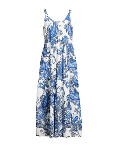 Robert Friedman Woman Maxi Dress White Size L Cotton