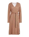 Robert Friedman Woman Midi Dress Green Size M Viscose, Polyamide, Elastane