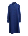 Robert Friedman Woman Midi Dress Navy Size S Polyester, Elastane
