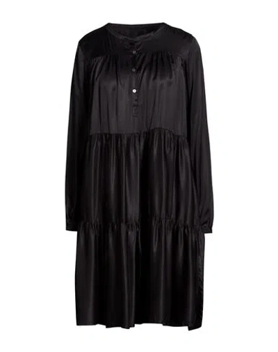 Robert Friedman Woman Mini Dress Black Size S Viscose