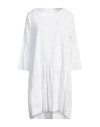 Robert Friedman Woman Mini Dress White Size Xxl Cotton