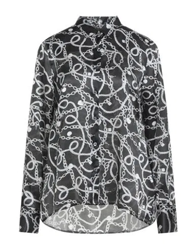 Robert Friedman Woman Shirt Black Size M Silk