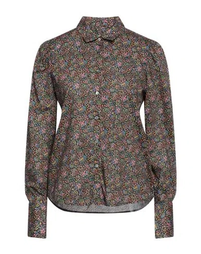 Robert Friedman Woman Shirt Green Size M Cotton