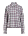 Robert Friedman Woman Shirt Grey Size S Cotton In Gray