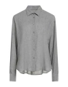 Robert Friedman Woman Shirt Grey Size Xl Viscose, Wool