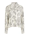 Robert Friedman Woman Shirt Ivory Size M Viscose In Multi