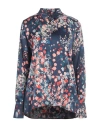 Robert Friedman Woman Shirt Navy Size S Viscose, Elastane
