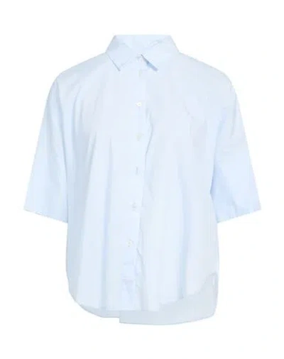 Robert Friedman Woman Shirt Sky Blue Size L Cotton