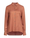 Robert Friedman Woman Shirt Tan Size Xl Viscose In Multi