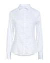 Robert Friedman Woman Shirt White Size Xs Cotton, Polyamide, Elastane In Animal Print
