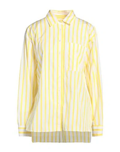 Robert Friedman Woman Shirt Yellow Size M Cotton