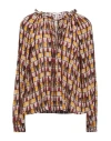 Robert Friedman Woman Blouse Mustard Size Xs Viscose In Yellow