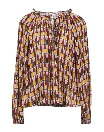 Robert Friedman Woman Blouse Mustard Size Xs Viscose In Yellow