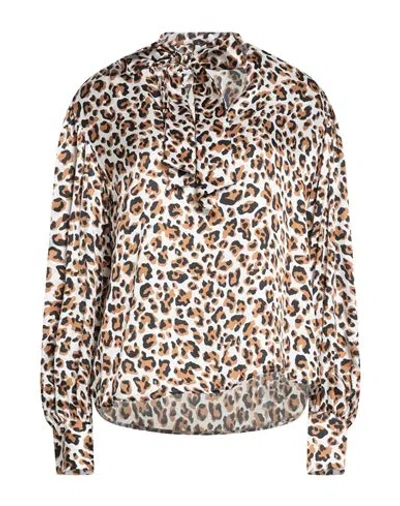 Robert Friedman Woman Top White Size M Viscose, Silk In Multi