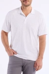 Robert Graham Aaron Checkered Knit Polo In White