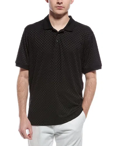 Robert Graham Aaron Classic Fit Polo In Black