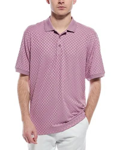 Robert Graham Aaron Classic Fit Polo In Purple