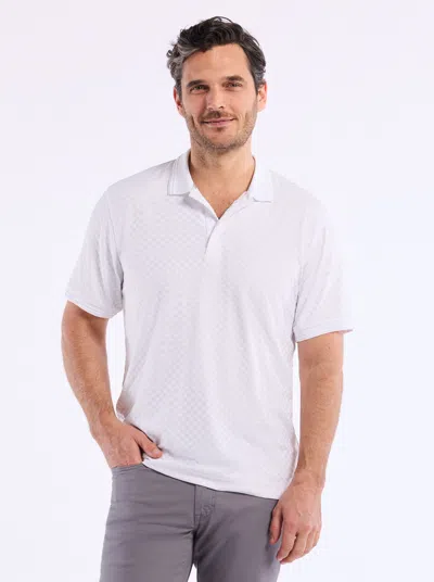 Robert Graham Aaron Short Sleeve Polo In White