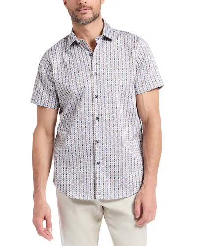 Robert Graham Abbotswell Printed Short Sleeve Woven Shirt In Multi
