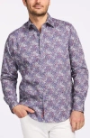 Robert Graham Abstract Dot Print Cotton Button-up Shirt