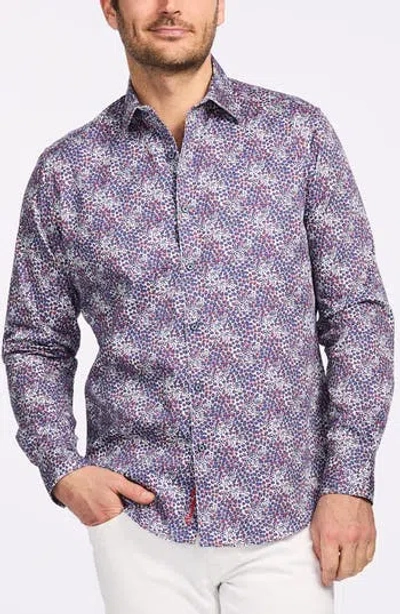 Robert Graham Abstract Dot Print Cotton Button-up Shirt In Multi