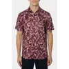 Robert Graham Abstract Print Button-up Shirt In Burgundy