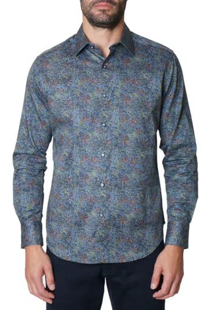 Robert Graham Abstract Print Cotton Button-up Shirt In Multi