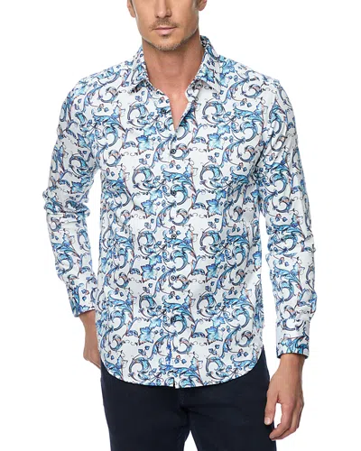 ROBERT GRAHAM ACOSTA PRINTED BUTTON FRONT SHIRT
