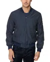 Robert Graham Alaric Woven Bomber Jacket In Navy