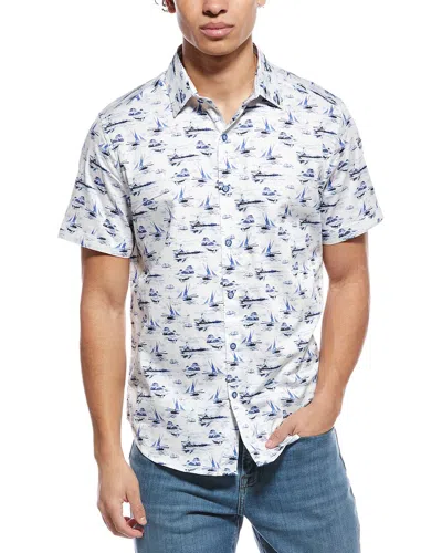 Robert Graham Alboran Woven Shirt In Multi