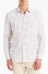 Robert Graham Alibon Long Sleeve Button Down Shirt Tall In White
