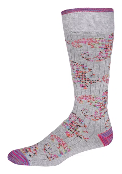 Robert Graham Alibon Socks In Gray