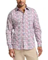 Robert Graham Andaman Floral Stretch Cotton Button-up Shirt In Multi