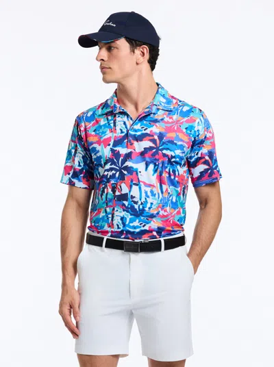 Robert Graham Andros Short Sleeve Polo In Multi