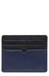Robert Graham Anne Two-tone Card Case In Blue