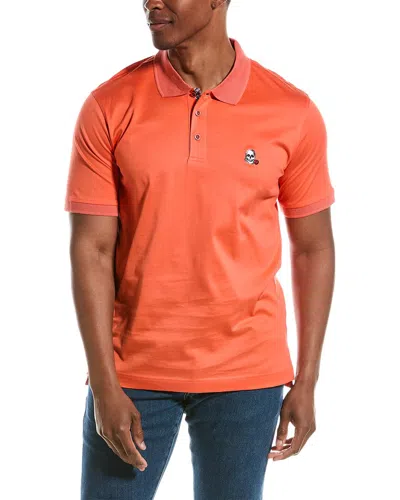 Robert Graham Archie 2 Classic Fit Polo Shirt In Orange