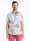 Robert Graham Aristotle Short Sleeve Button Down Shirt In Multi