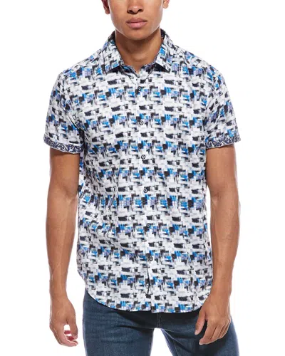 Robert Graham Arvid Classic Fit Woven Shirt In White