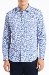 Robert Graham Aslan Cotton Button-up Shirt In Blue