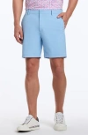 Robert Graham Aster Performance Golf Shorts In Placid Blue