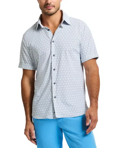 Robert Graham Avalon Short Sleeve Knit Shirt In Blue Multi
