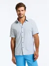 Robert Graham Avalon Short Sleeve Button Down Shirt In Blue