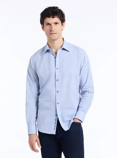 Robert Graham Avondale Long Sleeve Button Down Shirt In Blue