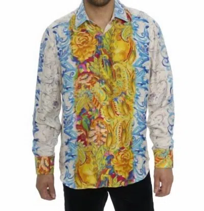 Robert Graham B Hudson Button Front Printed Shirt In Multi