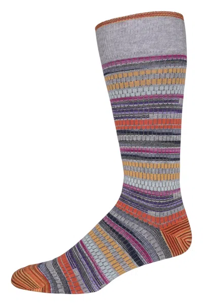 Robert Graham Baja Sock In Grey