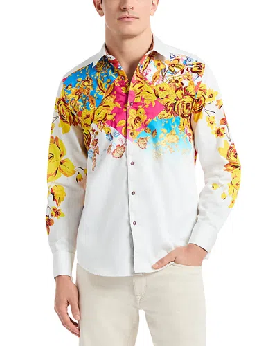Robert Graham Barcelona Long Sleeve Woven Shirt In White