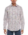 Robert Graham Barlow Classic Fit Woven Shirt In Multi