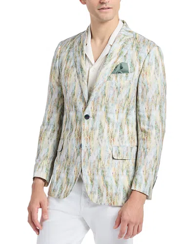 Robert Graham Barnsley Regular Fit Floral Jacquard Sport Coat In Gray