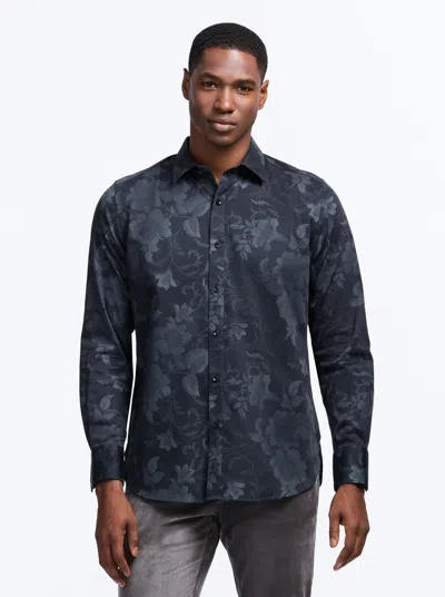 Robert Graham Barnsworth Long Sleeve Button Down Shirt In Black