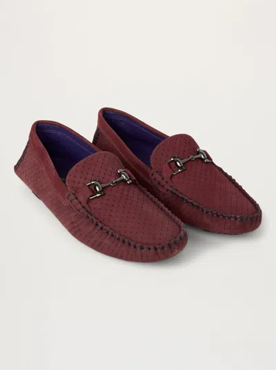 Robert Graham Basket Case Loafer In Burgundy